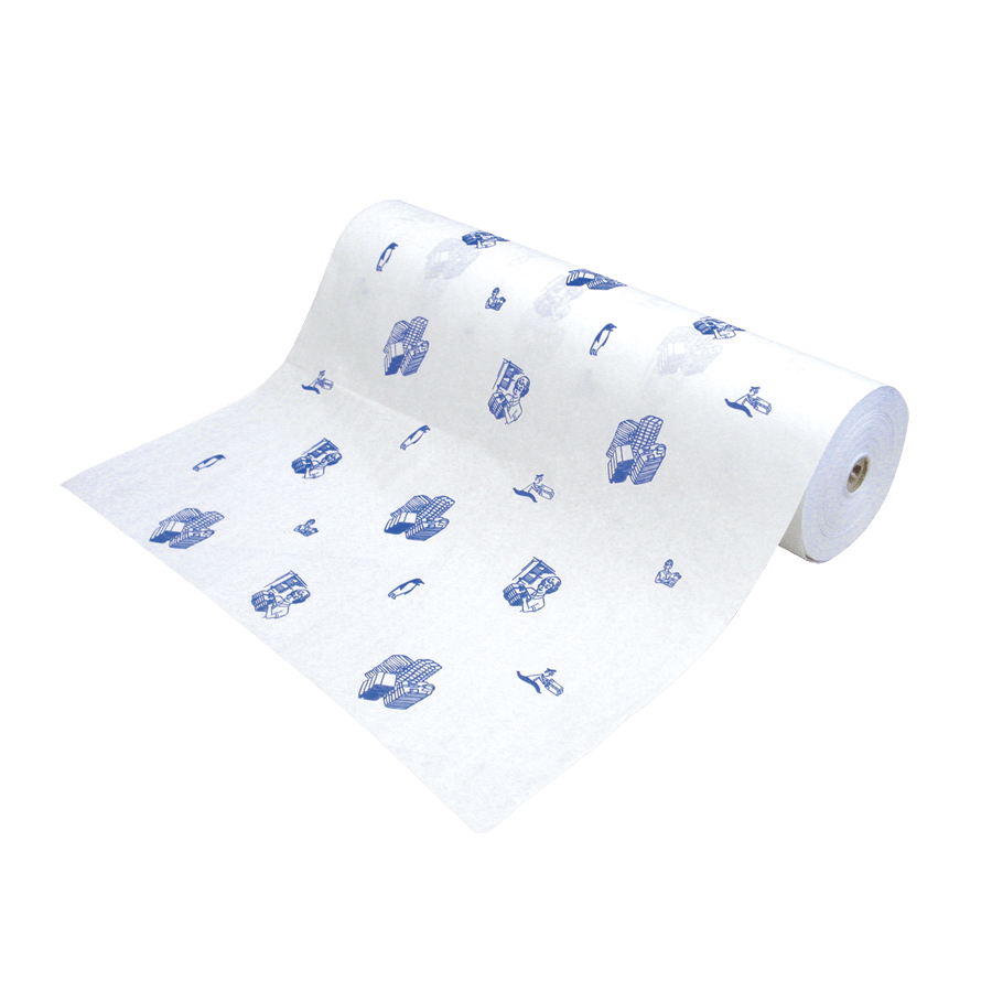 Einschlagpapier ``WÄSCHEREI`` 75cm breit, 40g/qm, 14 kg Kraftpapier